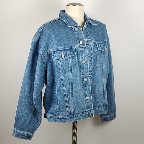 NWOT! 90s DISNEY Winnie the Pooh & Friends Embroidered Denim Jean Jacket Size XL - Picture 7 of 14